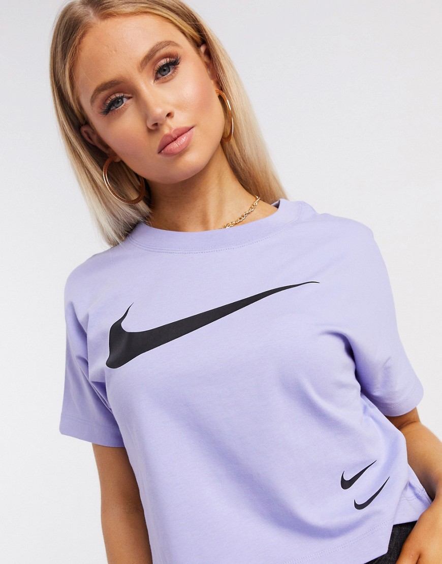 Nike Swoosh t-shirt in blue
