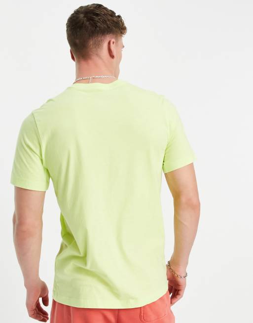 Lime green and sale red nike shirt