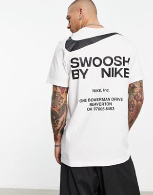 Nike swoosh t-shirt in white - ASOS Price Checker