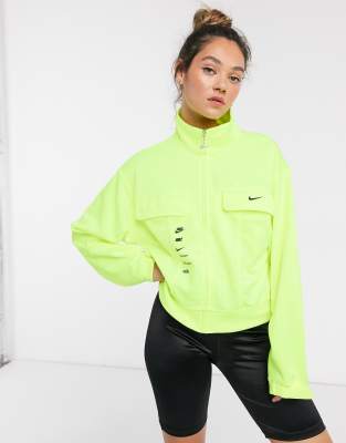 nike swoosh jacket green