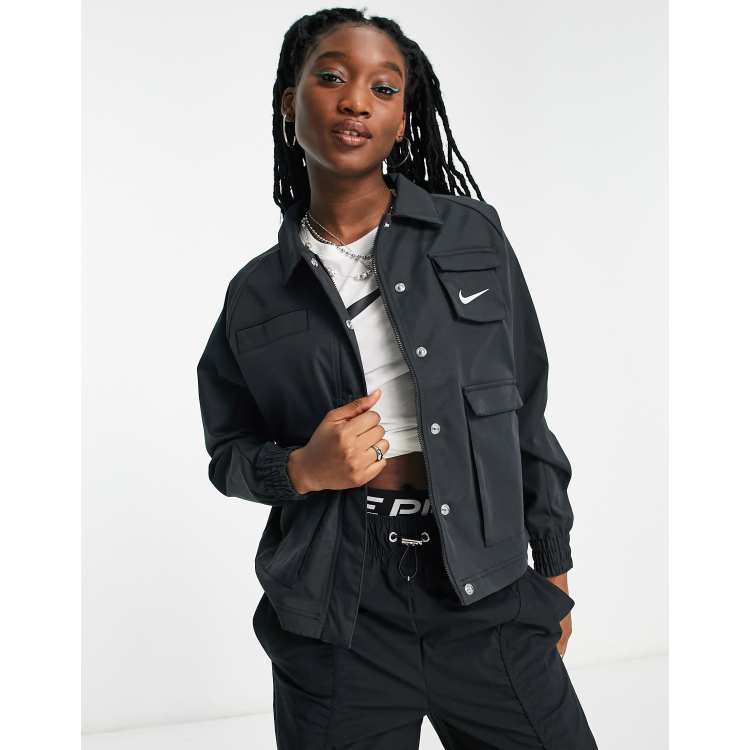 Nike animal stripe outlet woven jacket