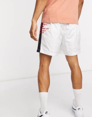 swoosh woven shorts