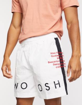 nike swoosh woven shorts womens