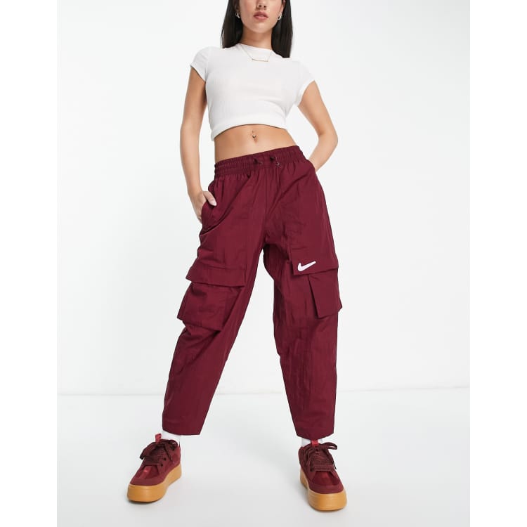 Burgundy shop nike pants