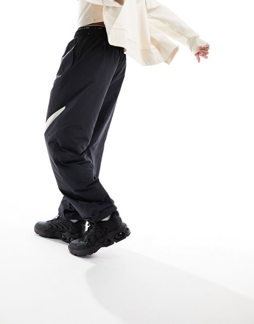 Nike Swoosh woven trousers in cream