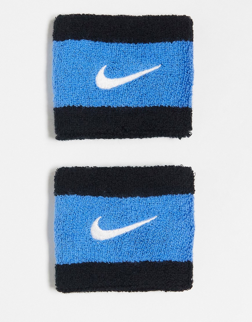 Nike Swoosh wristband in black