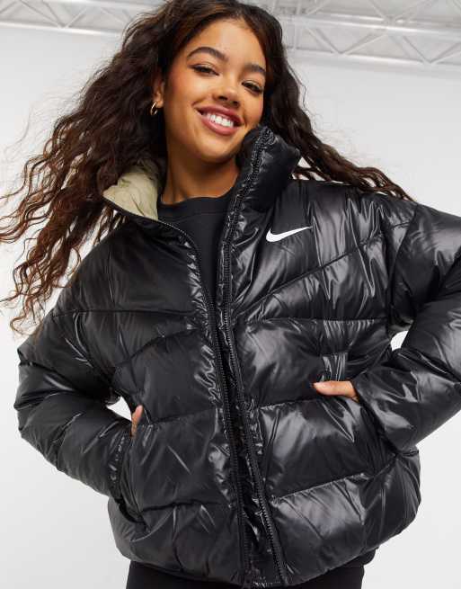 Nike black clearance down filled jacket