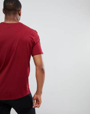 Avec 677 Bandes Logo NikeT shirt Rouge Ar4915 hQsrtd