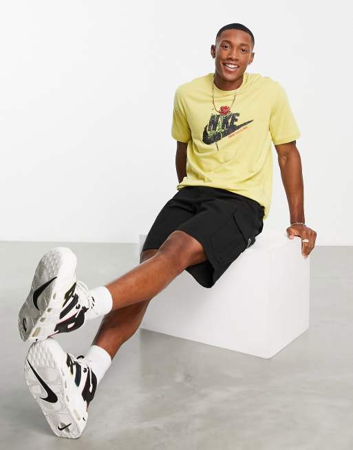 Nike - T-shirt avec imprimé « Grow Your Soul » sur le devant - Céleri