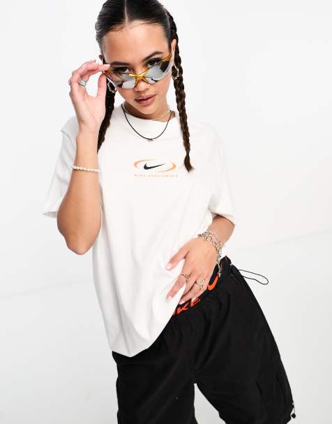 Haut (top) Femme Blanc Imprimé - Taille 38 - Coton - Marque Atmosphere - Neuf Avec étiquettes