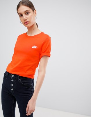 t shirt nike orange