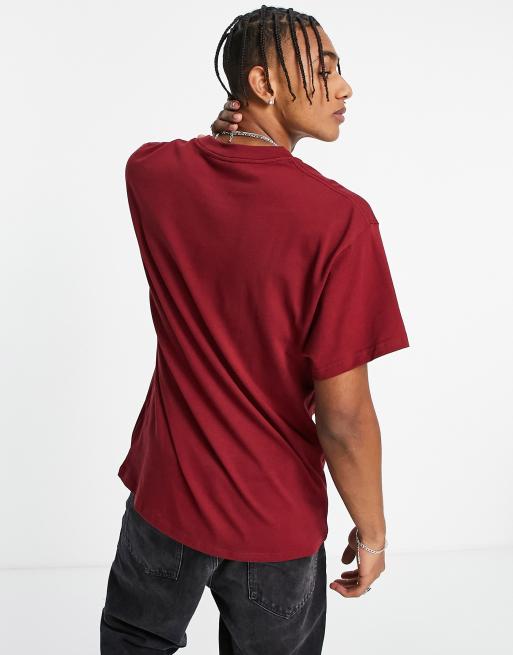 Nike - T-shirt épais à logo virgule rétro - Rouge, 4 de 4