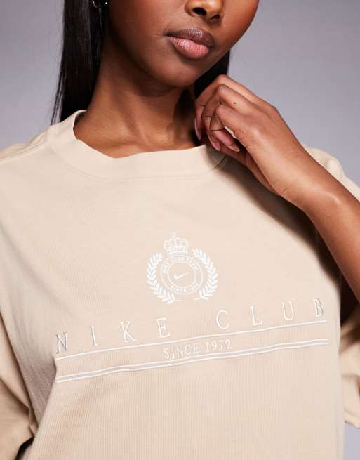 Nike – T-Shirt in Braun mit Grafikprint, 2 von 4