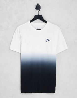 Nike t-shirt in white and black ombre | ASOS