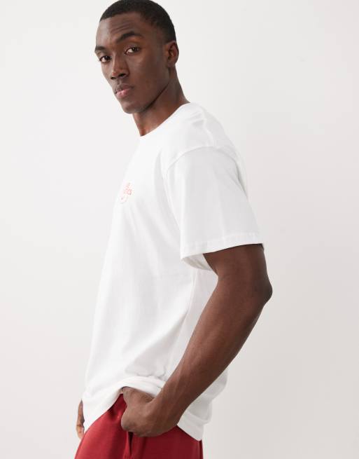 Nike - T-shirt oversize à logo et imprimé palmier au dos - Blanc, 4 de 5