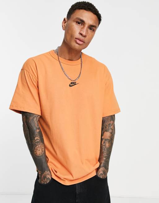 Nike - T-shirt oversize épais de qualité supérieure - Orange