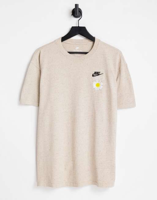 Nike - T-shirt oversize in tessuto pesante con stampa 