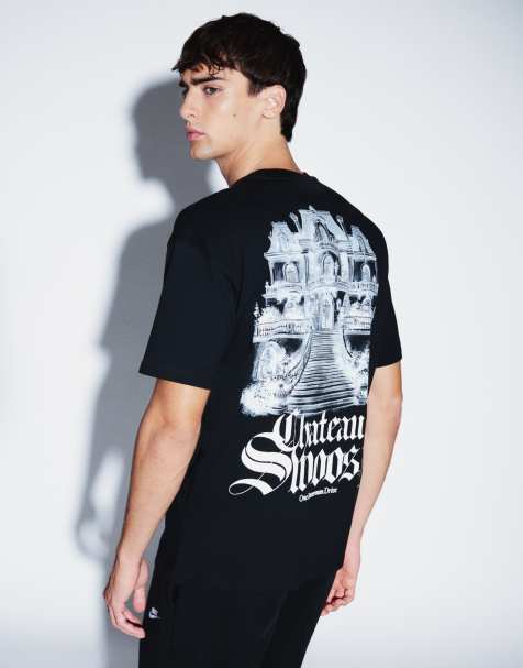 Nike t-shirt with chateau back print in black - view 1