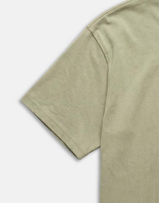 Nike t-shirt with chateau back print in khaki, 9 of 9