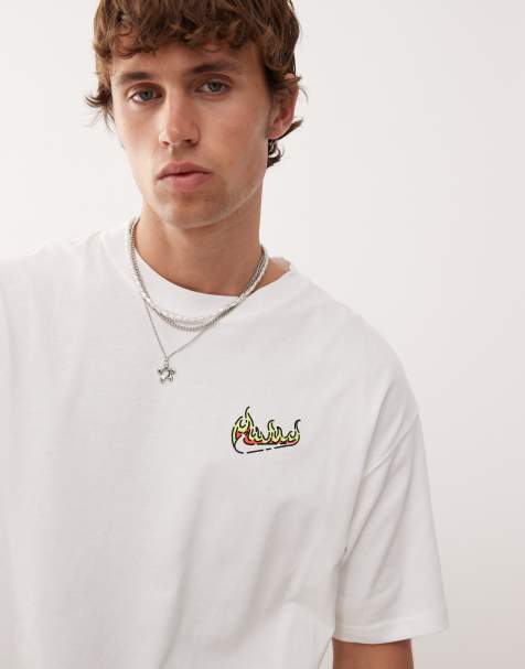 Nike t-shirt with chest graphic in white - view 1