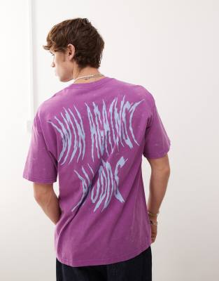 Nike T-shirt With Graphic In Purple