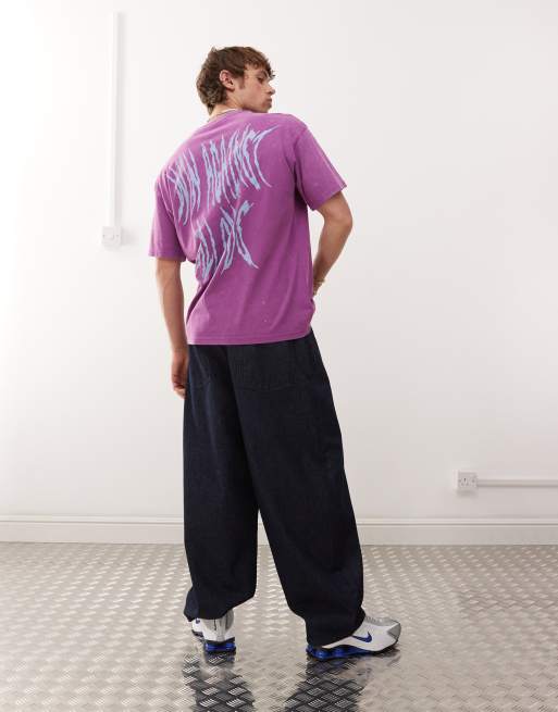 Nike t-shirt with graphic in purple, 2 of 4