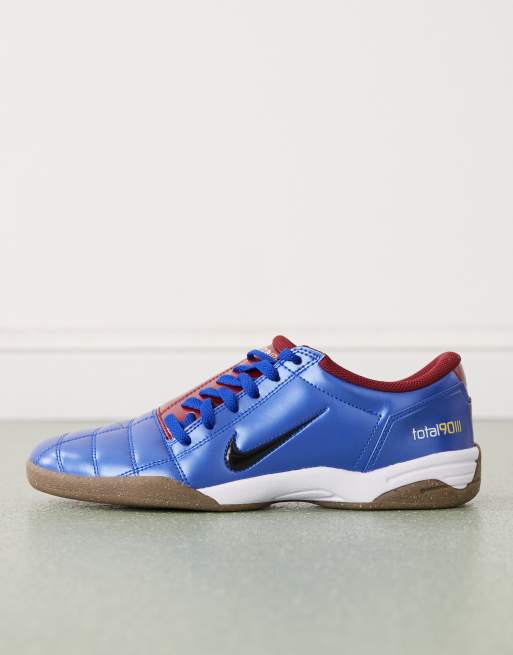 Nike - T90 - Baskets - Bleu métallisé/rouge, 2 de 5