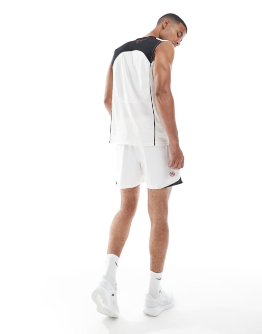 Nike - T90 Dri-FIT - Pantaloncini da calcio color crema, 3 di 5