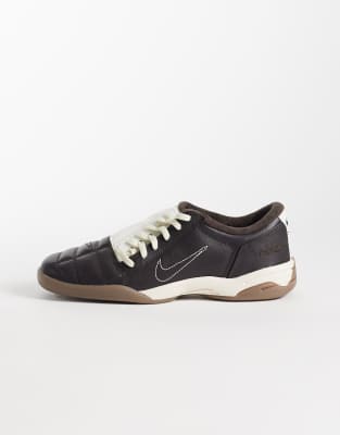 Nike T90 SE Croc sneakers in black and white