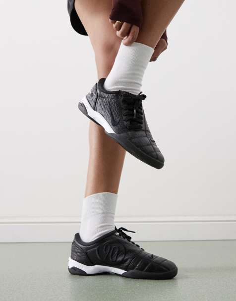 Nike T90 sneakers in black with croc detail - view 1