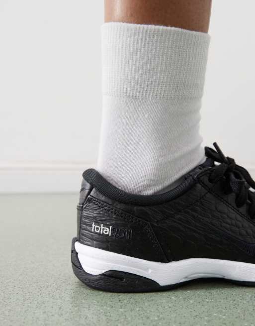 Nike T90 sneakers in black with croc detail | ASOS