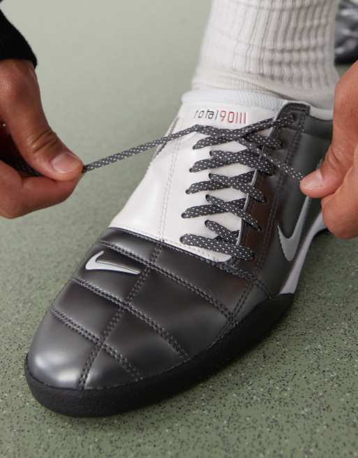 Nike T90 sneakers in metallic silver | ASOS