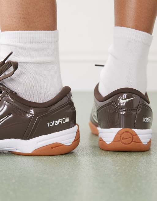 Nike T90 trainers in brown