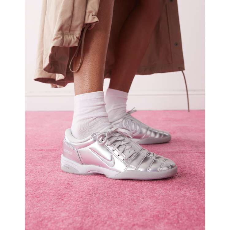 Nike T90 unisex trainers in silver metallic ASOS