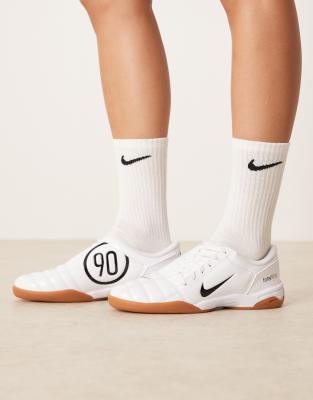 Nike T90 unisex trainers in white with gum sole - view 1