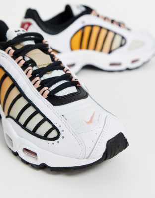 nike tailwind white orange