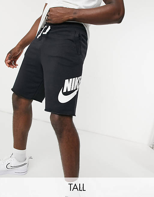 Nike Tall Alumni shorts in black | ASOS