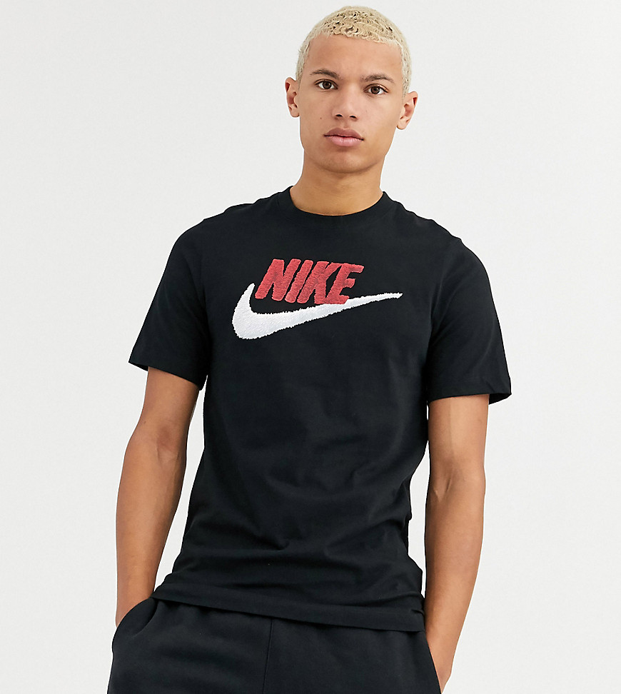 Nike Tall - brand mark - T-shirt nera-Nero