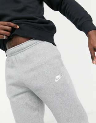 nike tall club cuffed jogger in grey