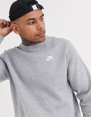 nike tall club crew neck sweat