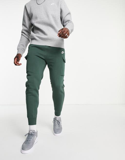 Nike Tall Club cuffed cargo joggers in khaki ASOS