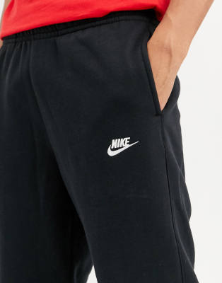 nike tall club cuffed jogger in black