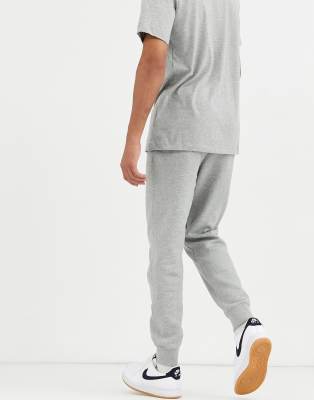 nike tall club cuffed jogger in grey