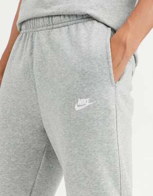 nike tall club cuffed jogger in grey