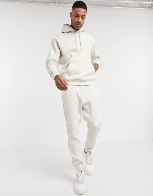 Nike Tall Club cuffed joggers in stone ASOS