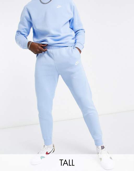 Light blue nike tracksuit mens sale