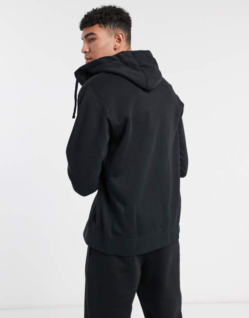Nike Tall – Club – Czarna bluza z kapturem na zamek , 2 z 4