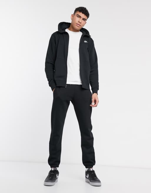 Nike Tall – Club – Czarna bluza z kapturem na zamek , 4 z 4