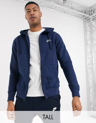 nike full zip hoodie navy