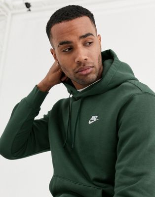 Nike Tall Club hoodie in khaki | ASOS